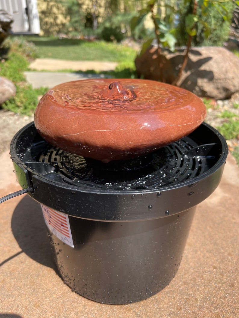 Water Fountain Basin With Pump Bird Bath Garden Fountain Etsy