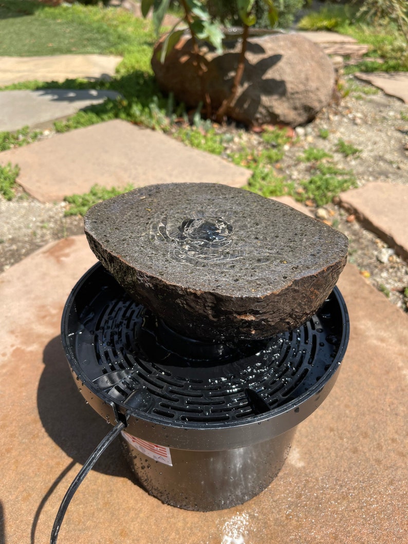 Water Fountain Basin With Pump Bird Bath Garden Fountain Etsy