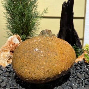 Rock Water Fountain | Bird Bath | Garden Décor | Handmade | Garden Ornament | Water Feature |You can also use solar pump