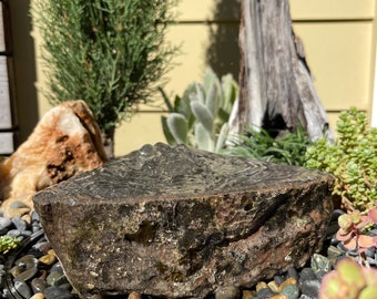 Polished Rock Water Fountain | Bird Bath | Garden Décor | Handmade | Garden Ornament | Water Feature |You can also use solar pump