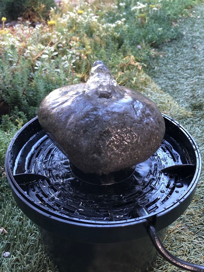 Water Fountain Basin With Pump Bird Bath Garden Fountain Etsy