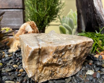 Rock Water Fountain | Bird Bath | Garden Décor | Handmade | Garden Ornament | Water Feature |You can also use solar pump