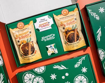 Fall Simmer Pot Gift Set, Cozy Stovetop Potpourri Kit, Thanksgiving Hostess Present, Autumn Home Fragrance, Citrus Spice