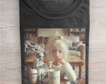 Smoking Doll Girl Face Meme Tee, Funny End of Year Summer Break TShirt, Matching Comfort Colors Made It To May Tee