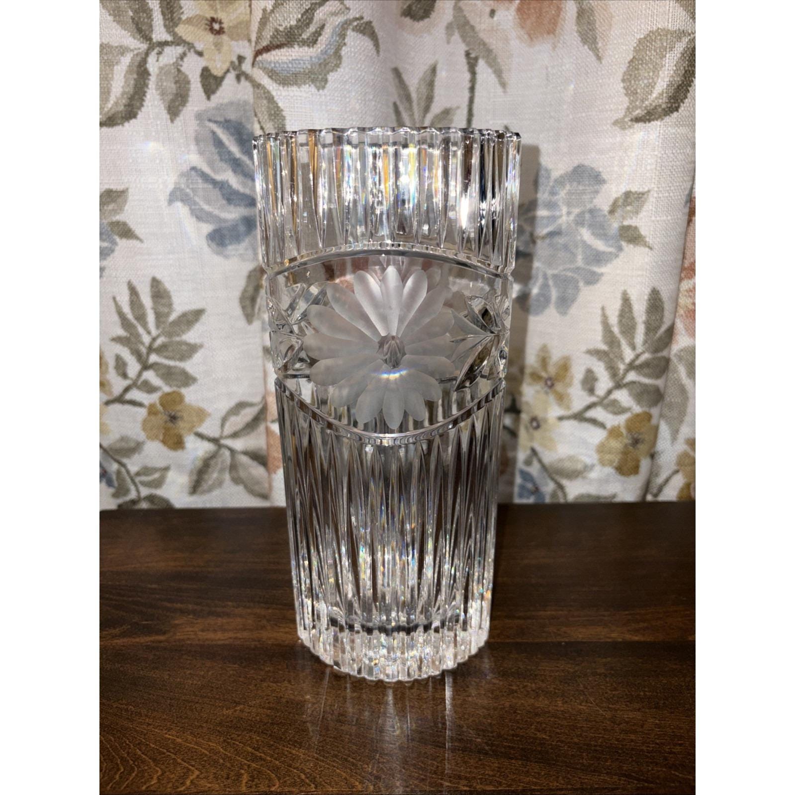 Dresden Crystal Vase - Etsy