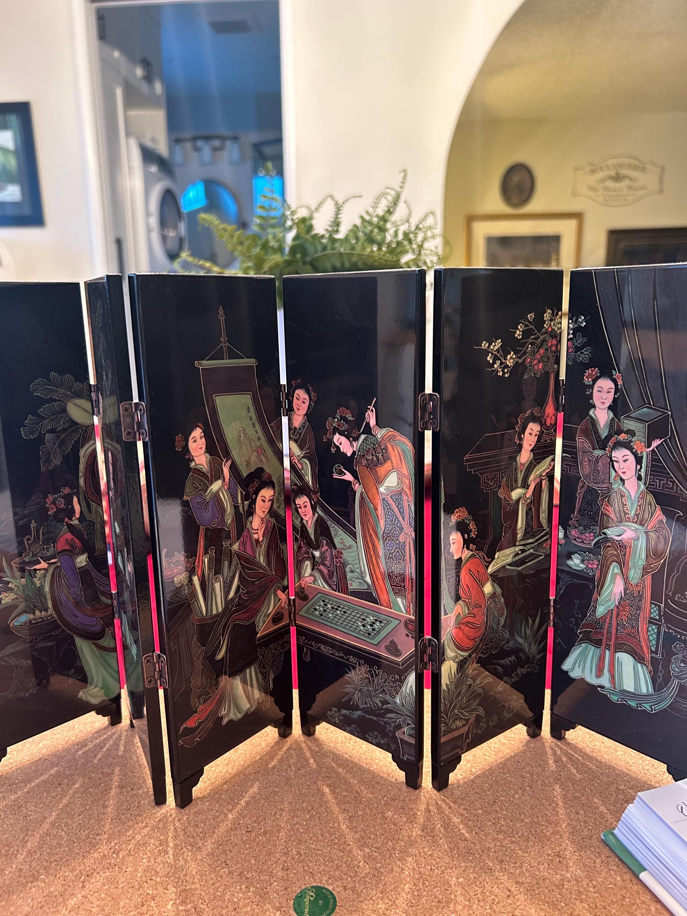Vintage Asian Screens - Etsy