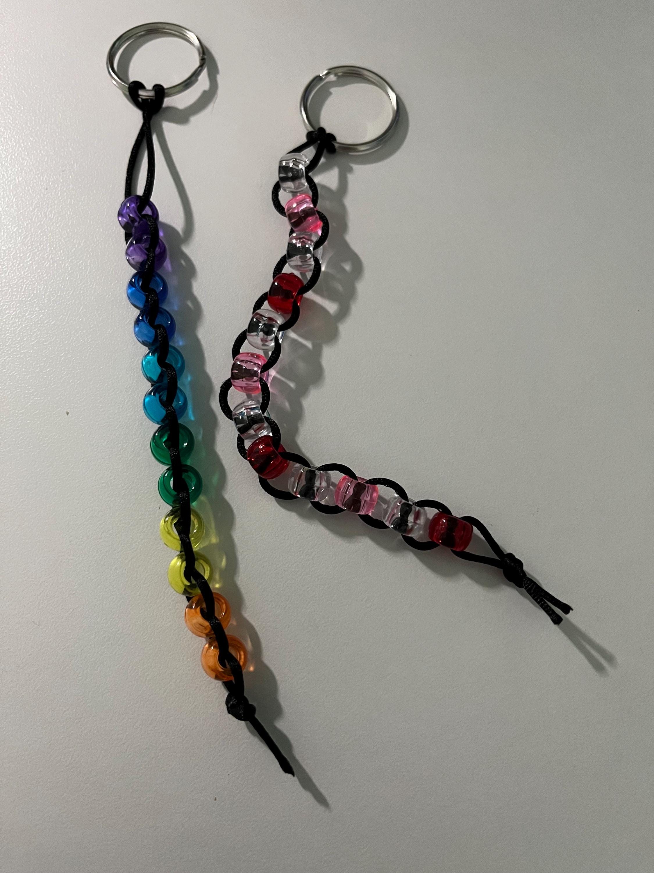 Fidget Keychain Pattern Beaded Fidget Keychain - Etsy