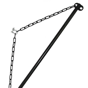 36 "Hänge Bondage Spreizstange Schwarz Silber Pink Farben