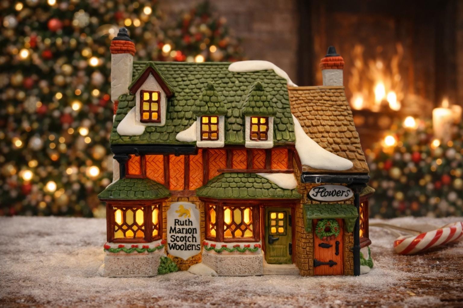 Dickens Porcelain Houses Village - Etsy
