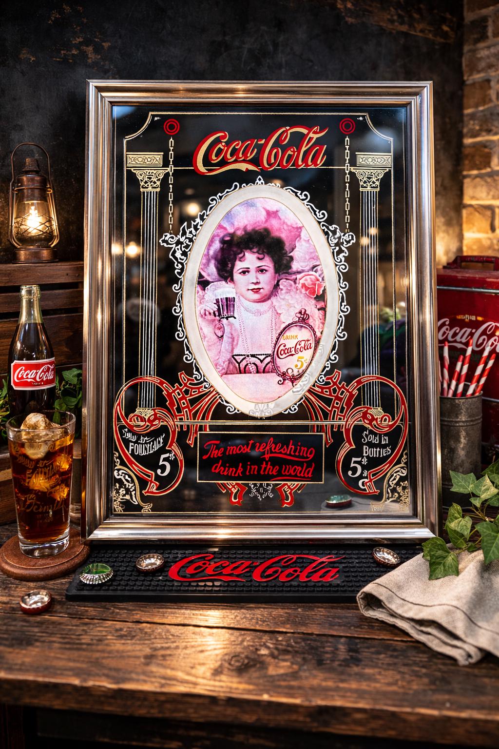 Coca Cola Vintage Mirror - Etsy