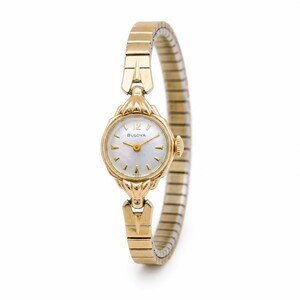 Women\'s Dress Analog Wristwatch Gold 10K RSP BEZELTone Metal Bracelet White Dial 10k Rgp Bezel - Etsy main image 2