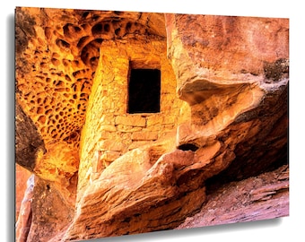 Honeycomb Ruin – Ancient Puebloan Dwelling in Utah, Southwest Desert Wall Art