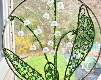 Lily of The Valley Wall or Suncatcher Hanging