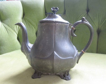 Vintage Smith & Feltman Pewter Teapot