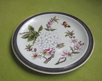 Hand-painted Chinese Garden Sheffield Plate