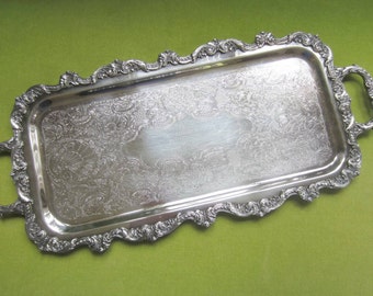 Vintage Silverplate Butler Tray