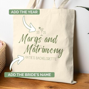 Margs and Matrimony Bachelorette Bags, Margaritas Bachelorette Party, Bridesmaid Totes, Beach Bachelorette Gifts, Custom Bride Tote Bag