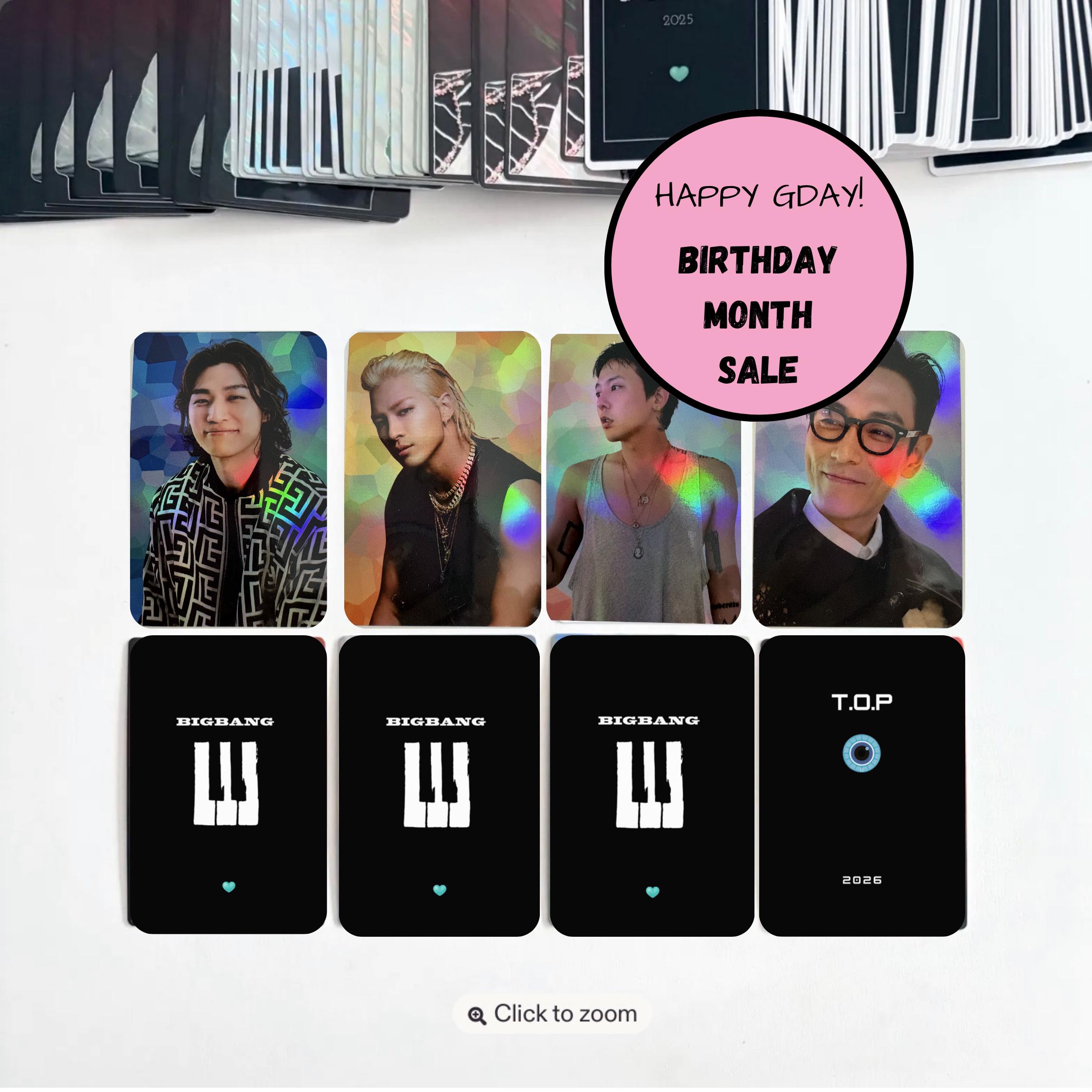 BIGBANG V.I SEASON’S GREETINGS カードセット Bigbang Photocard Set Designed by Vips | G-dragon TOP Youngbae D