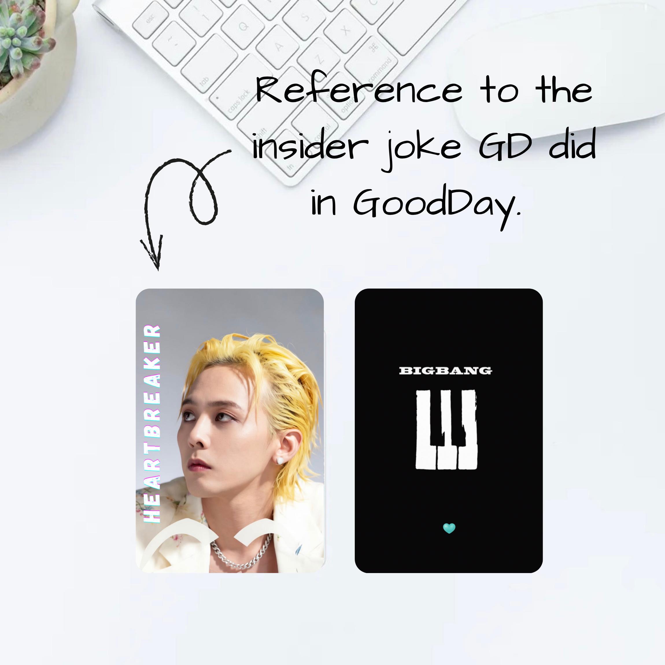 Bigbang Photocard Set Designed by Vips | G-dragon TOP Youngbae D