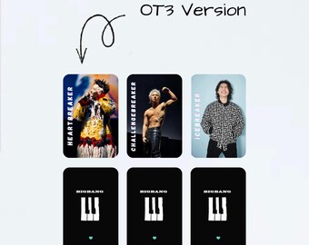Bigbang Photocard Set Designed by Vips | G-dragon TOP Youngbae D