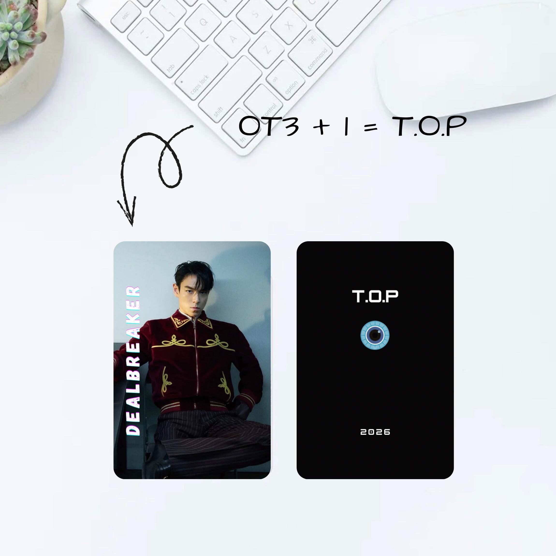 Bigbang Photocard Set Designed by Vips | G-dragon TOP Youngbae D