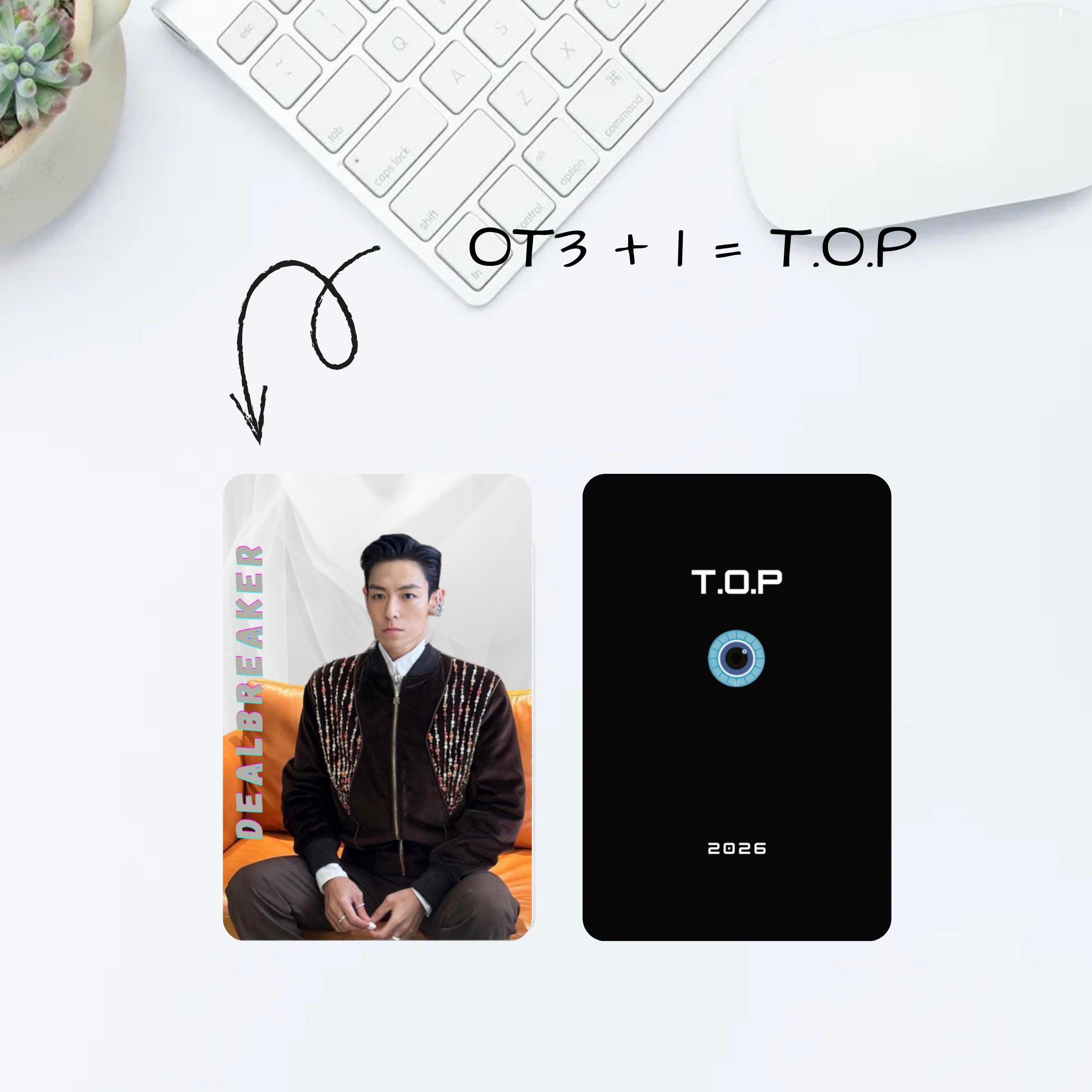 Bigbang Photocard Set Designed by Vips | G-dragon TOP Youngbae D