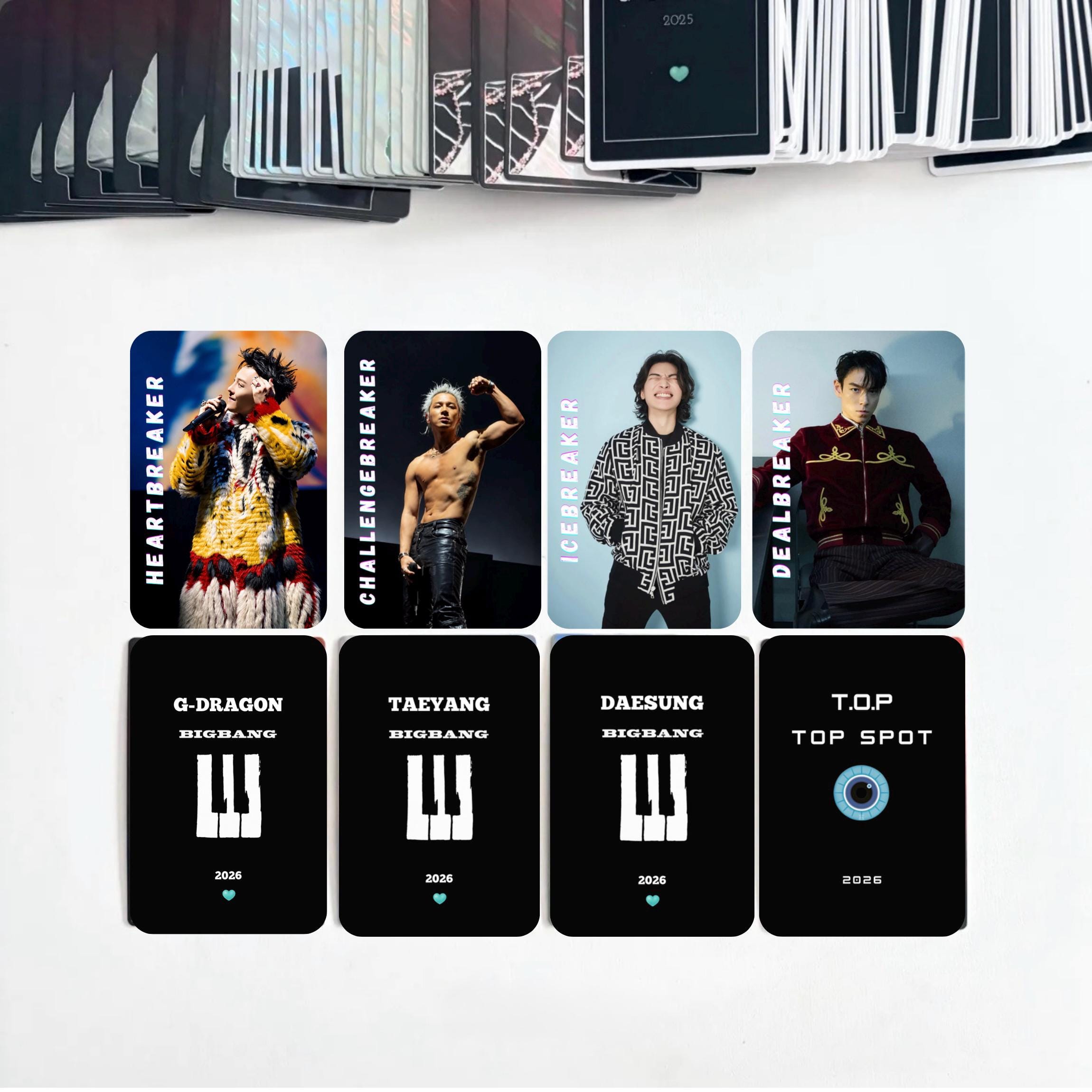 BIGBANG T.O.P フォトカード　4点 Top Bigbang Photocard - Etsy