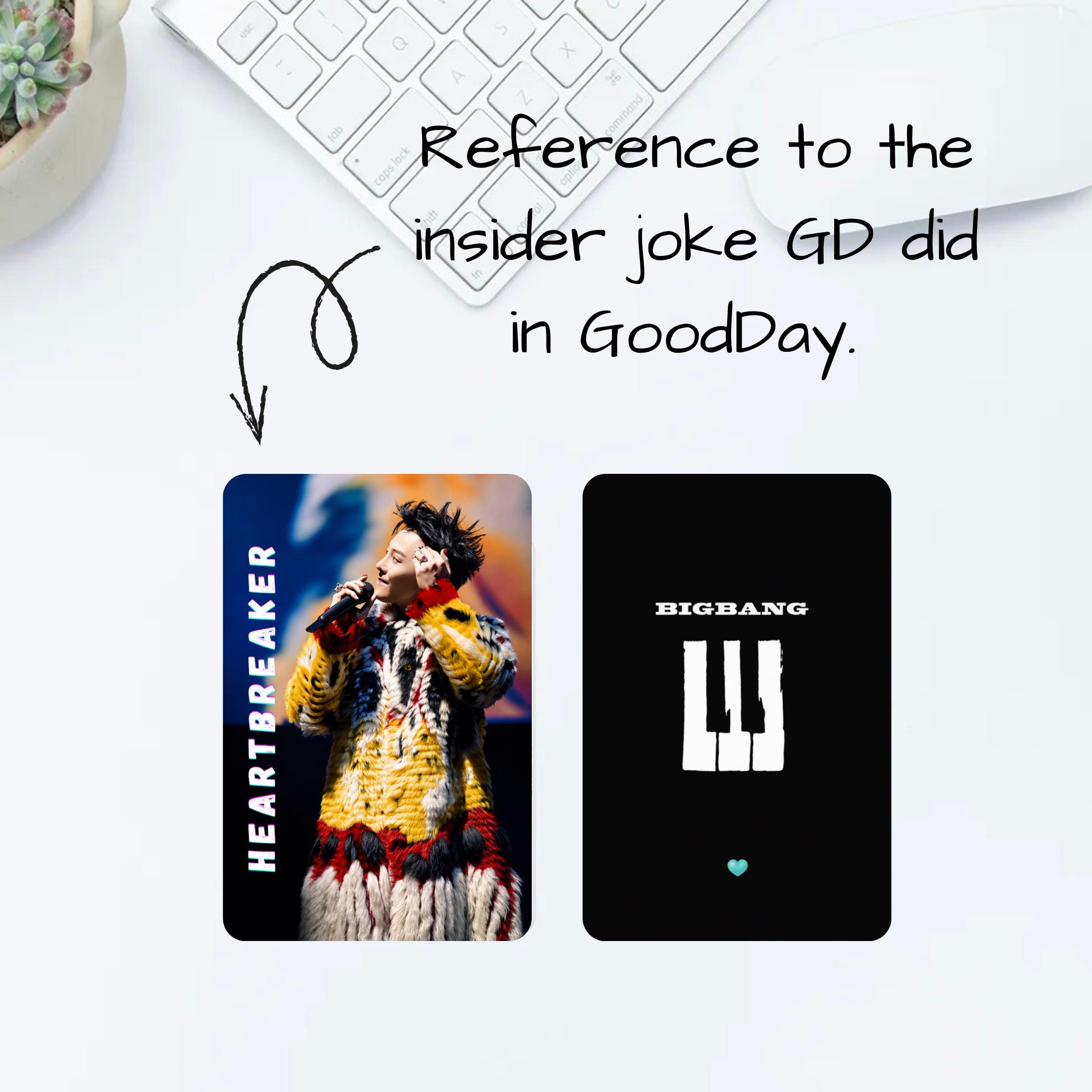 Bigbang Photocard Set Designed by Vips | G-dragon TOP Youngbae D
