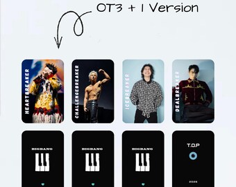 Bigbang Photocard Set Designed by Vips | G-dragon TOP Youngbae D