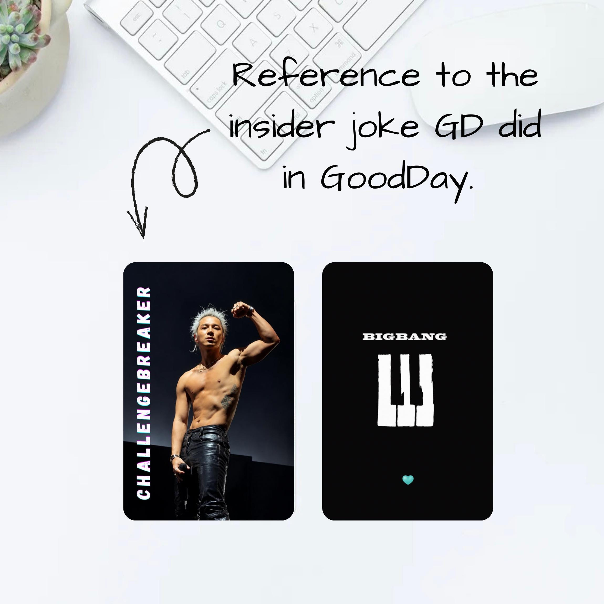 BIGBANG GD&TOP OH YEAH 日本版 カード セット OH YEAH (YG Family