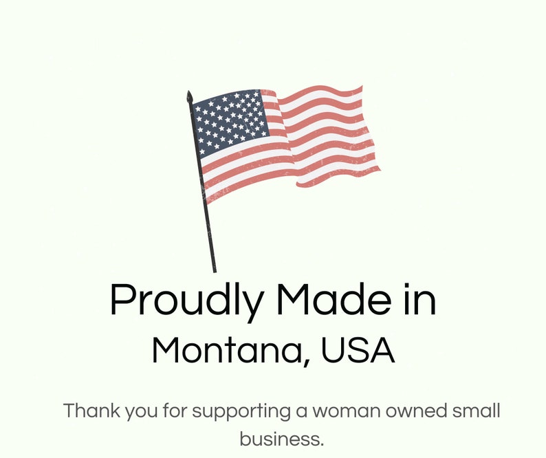Proudly made in Montana, USA graphic