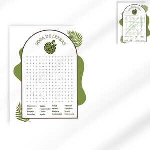 Spanish Mental Health Word Search | Sopa de Letras (PDF) image 2