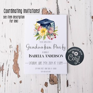 Editable Graduation Itinerary - Etsy
