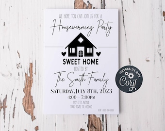 Editable Housewarming Party Invitation