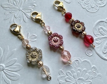 Summer Rose Charm for Kindle, Journal Charm, Cell Phone, Badge, Planner, Traveler Notebook,  TN