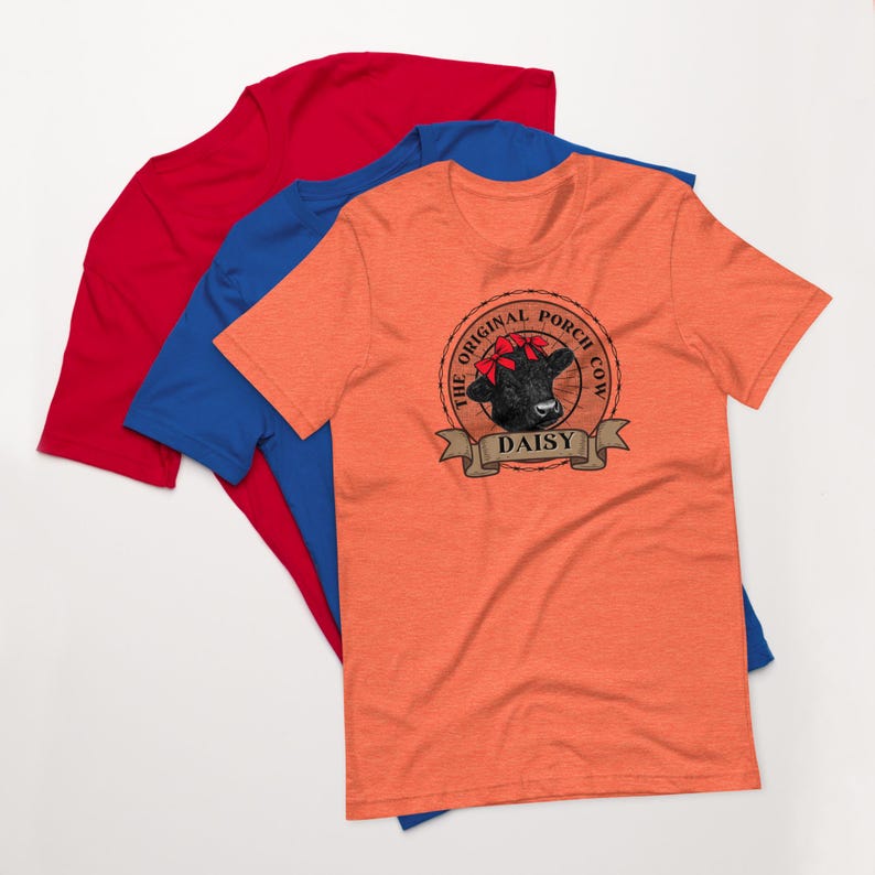Unisex Porch Cow t-shirt