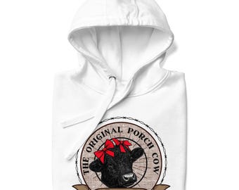 Unisex Porch Cow Hoodie