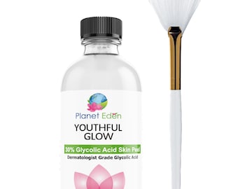 Glycolic Acid Skin Chemical Facial Peel - Professional Strength for Anti Aging and Sun Damage