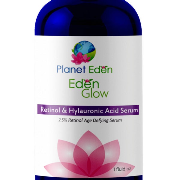 Eden Skin Retinol and Hyaluronic Acid Serum  - Strong Anti Aging Skin Treatment