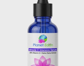 Miracle C Serum  With Camu Camu Extract  -200% More Vitamin C for Wrinkles Fine Lines and Sun Damage