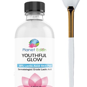 Intense Repair 88% Lactic Acid Skin Chemical Skin Facial Peel with Treatment Fan Brush
