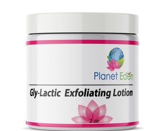 Planet Eden 20% Gly-Lactic Glycolic & Lactic Acid Skin Exfoliating Lotion Cream