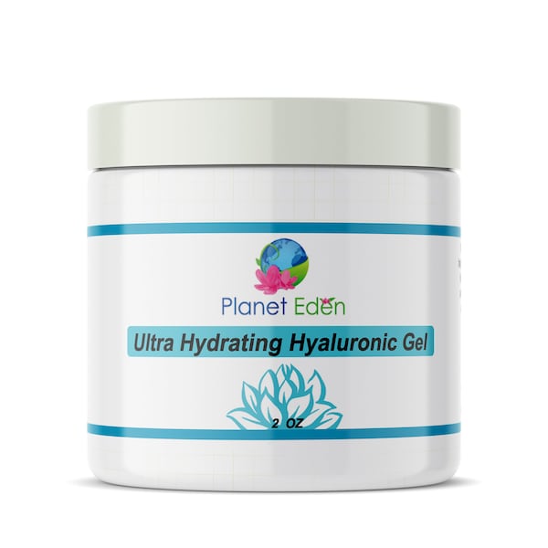 Ultra Hydrating Hyaluronic Acid Gel- Extreme Hydration for Dry, Stressed Skin - Soothing and Non irritating for all skin types - 2 oz