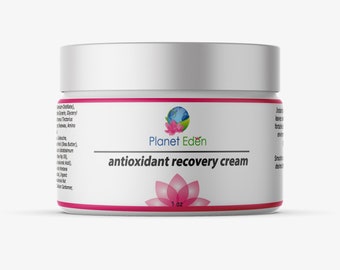 Organic Antioxidant Recovery Cream with Hyaluronic Acid & Green Tea - Deeply Moisturizing