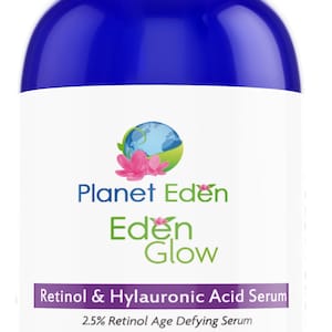 Planet Eden Retinol Vitamin A & Hyaluronic Acid Serum | Hydration | Wrinkles | Fine Lines