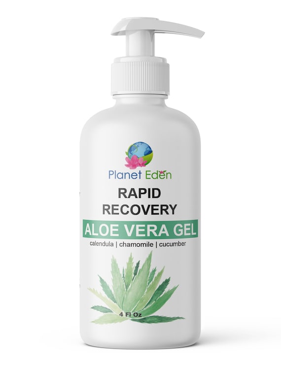 Rapid Recovery Aloe Vera Gel 4 Oz With Chamomile Cucumber Monoi - Rapid  Healing for After Peel, Sunburns, Irritated Dry Skin - Etsy
