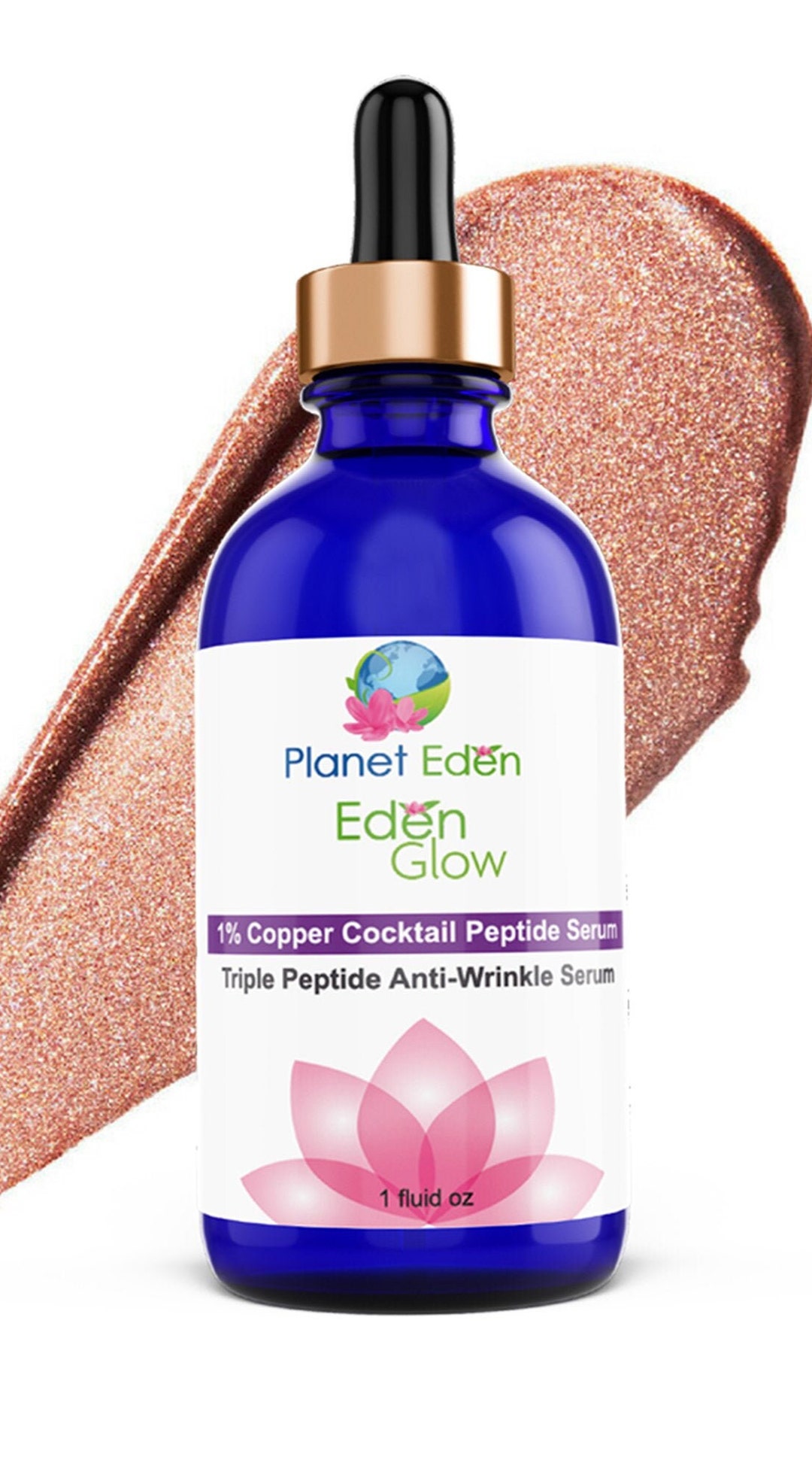 Suero de tripptido de cobre GHK-CU al 1 % con cido hialurnico,  niacinamida y gluconolactona, 28 ml - Etsy Espaa