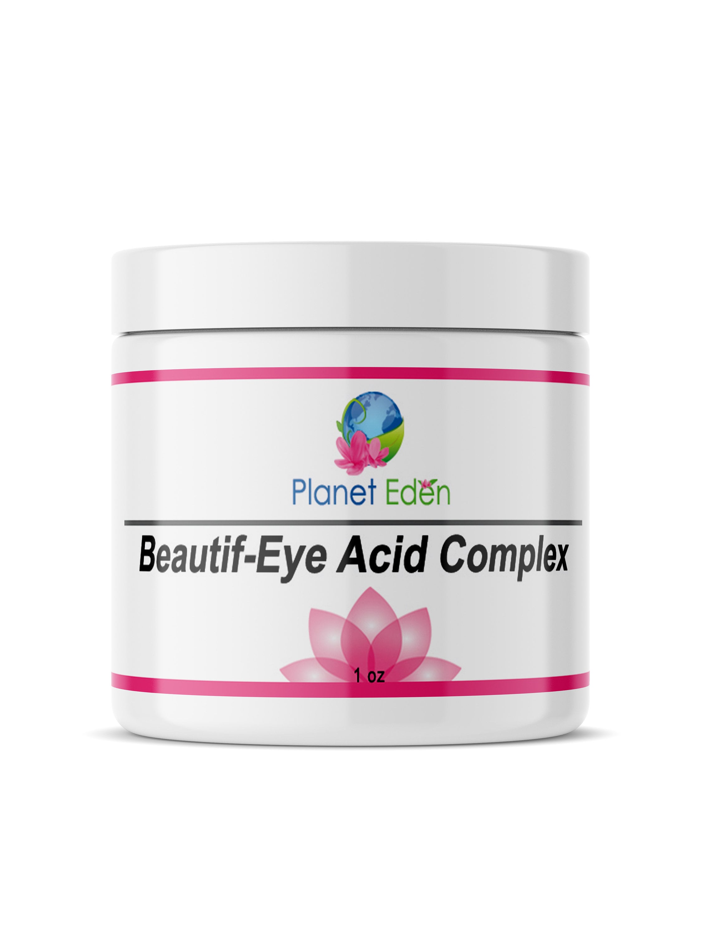 Planet Eden Beautif-Eye Multi Acid Complex Eye Cream with Glycolic & Kojic Acid - Caffeine Under Eye Circles,Puffiness,Wrinkles/Fine Lines