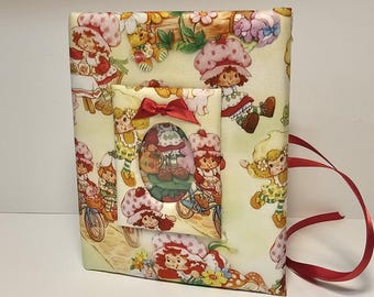 Álbum de fotos personalizado de Strawberry Shortcake - Capacidad para 100 fotos de 10x15 cm - Hecho a mano