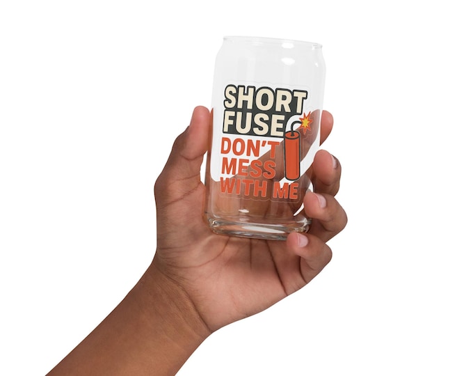 Featured listing image: Can-shaped glass